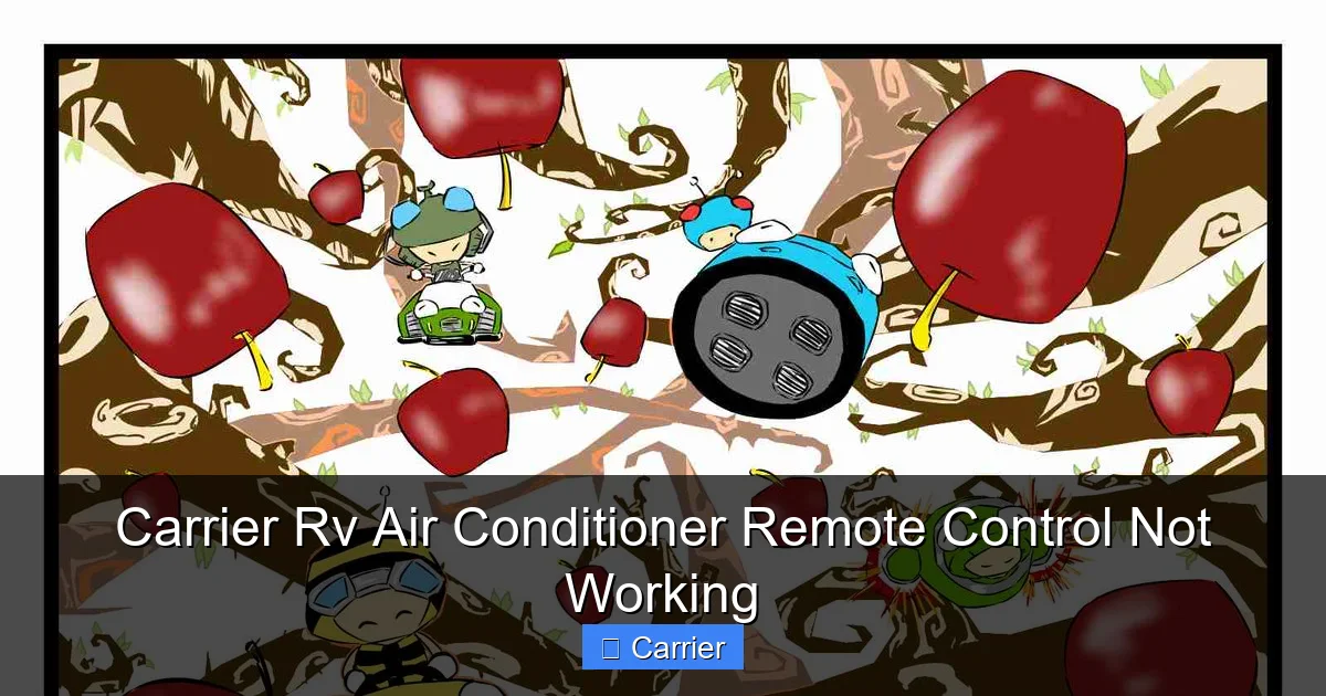 Carrier Rv Air Conditioner Remote Control Not Working