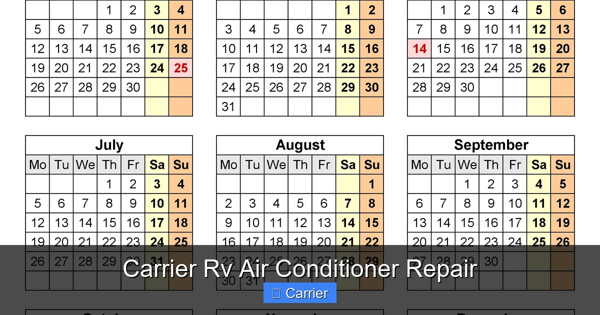Carrier Rv Air Conditioner Repair