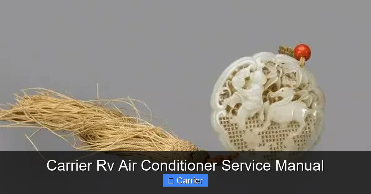 Carrier Rv Air Conditioner Service Manual