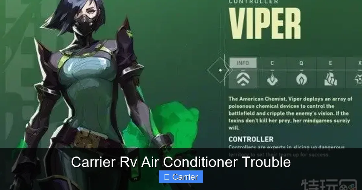 Carrier Rv Air Conditioner Trouble