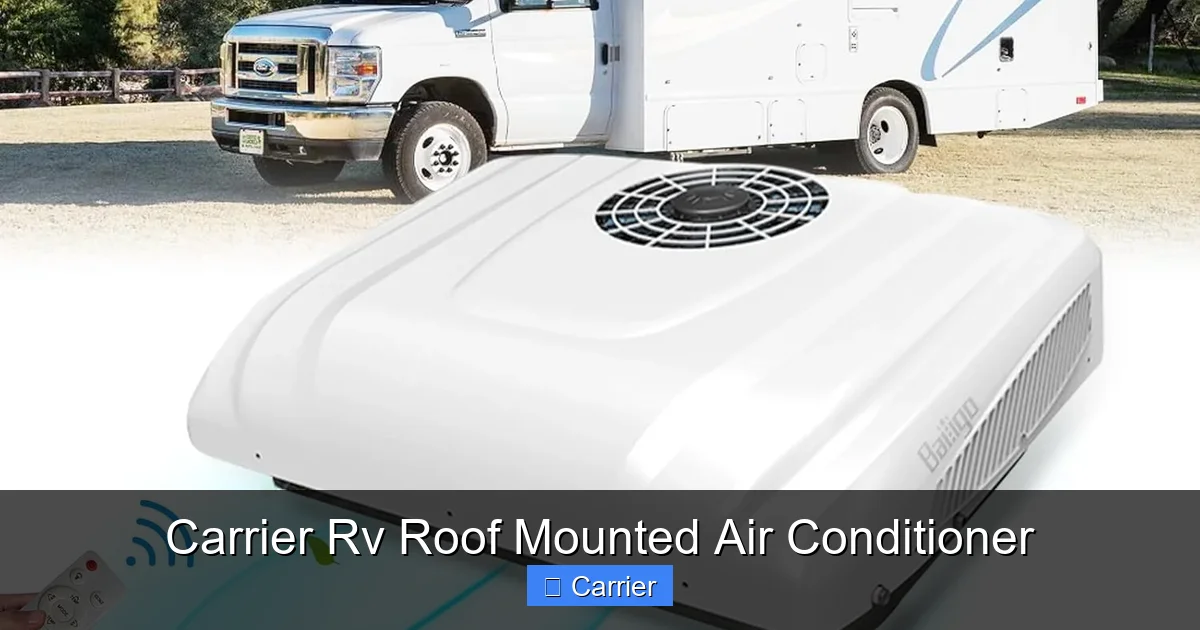 Carrier Rv Roof Mounted Air Conditioner