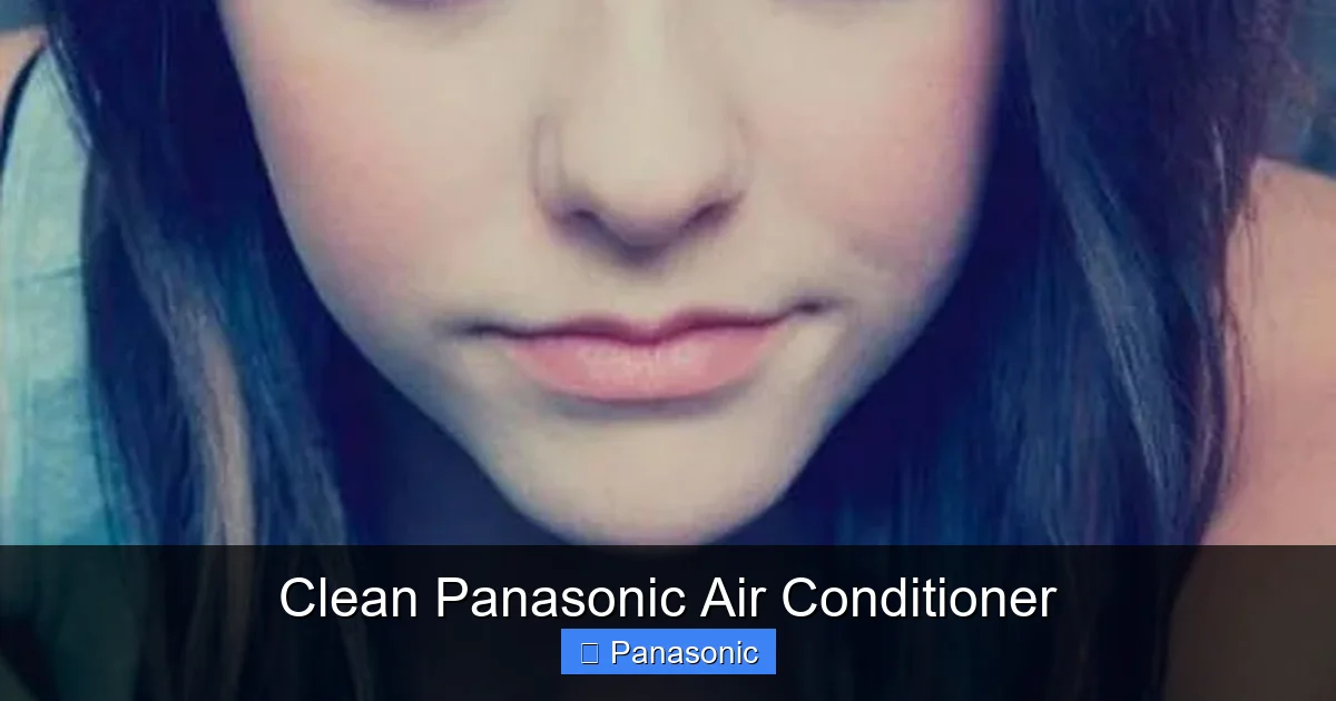 Clean Panasonic Air Conditioner
