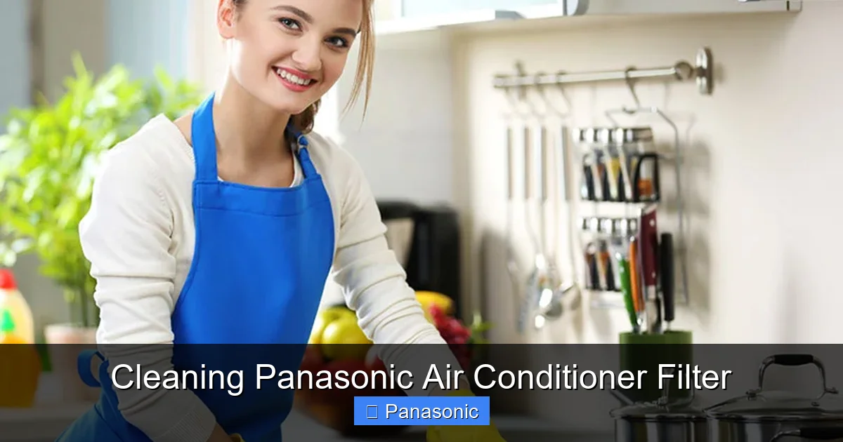Cleaning Panasonic Air Conditioner Filter