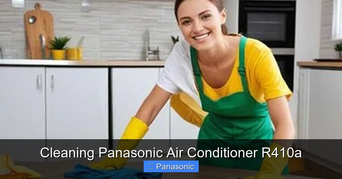 Cleaning Panasonic Air Conditioner R410a