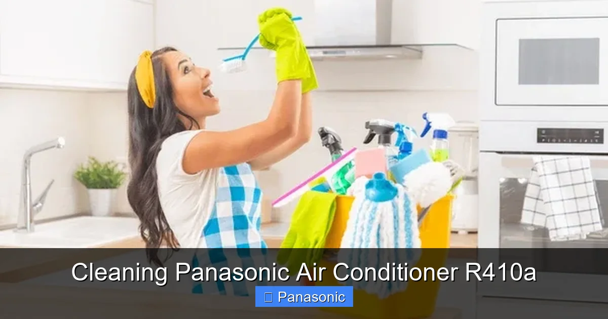Cleaning Panasonic Air Conditioner R410a