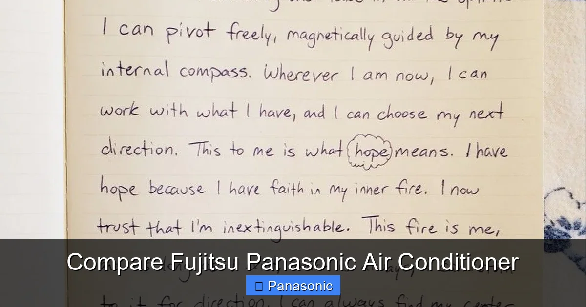 Compare Fujitsu Panasonic Air Conditioner