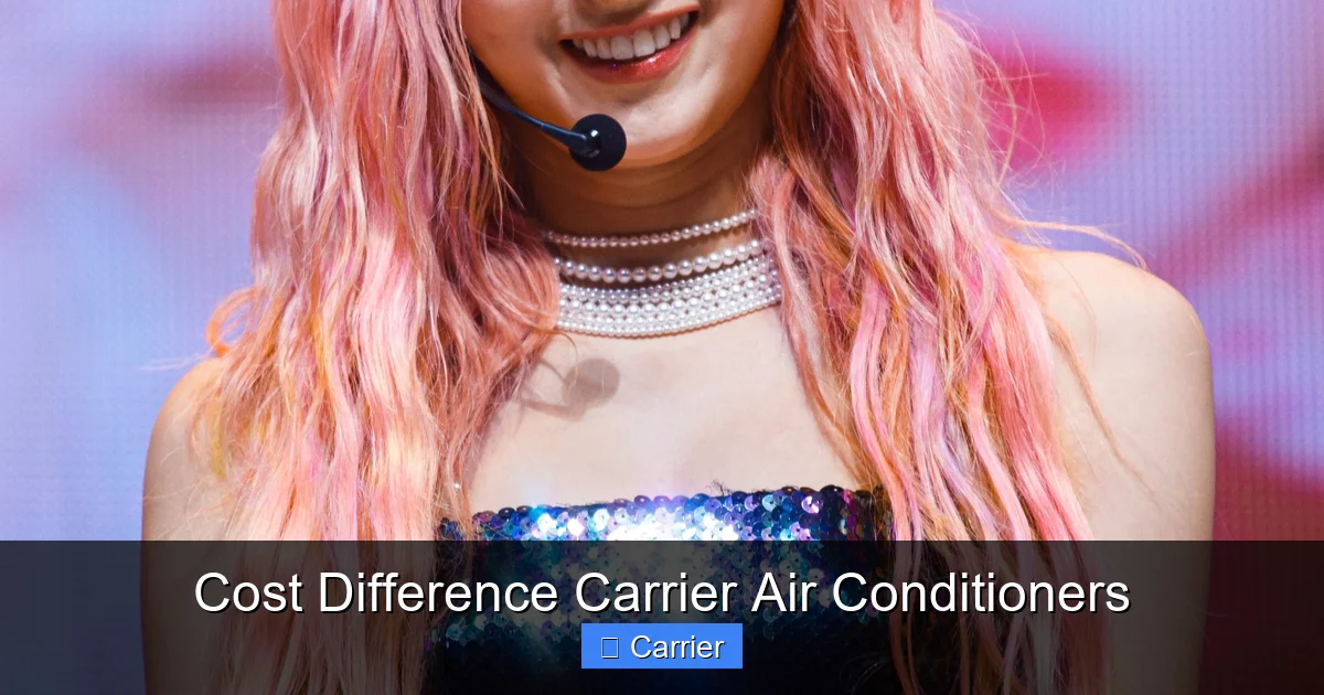 Cost Difference Carrier Air Conditioners