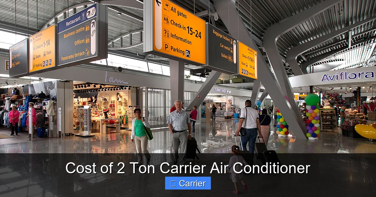 Cost of 2 Ton Carrier Air Conditioner