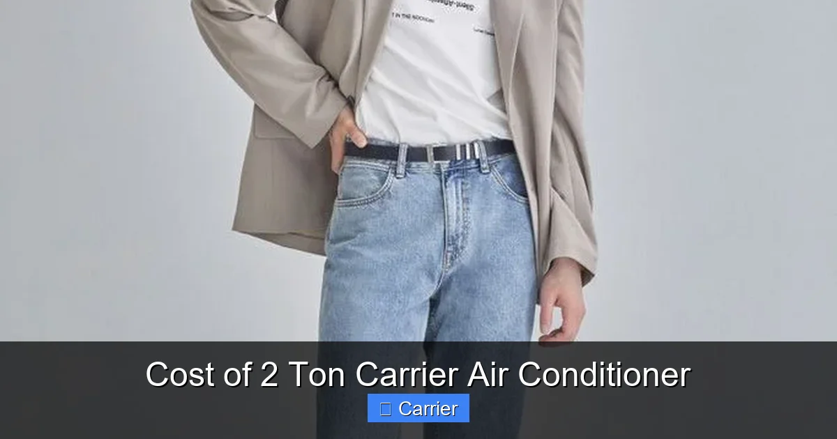 Cost of 2 Ton Carrier Air Conditioner