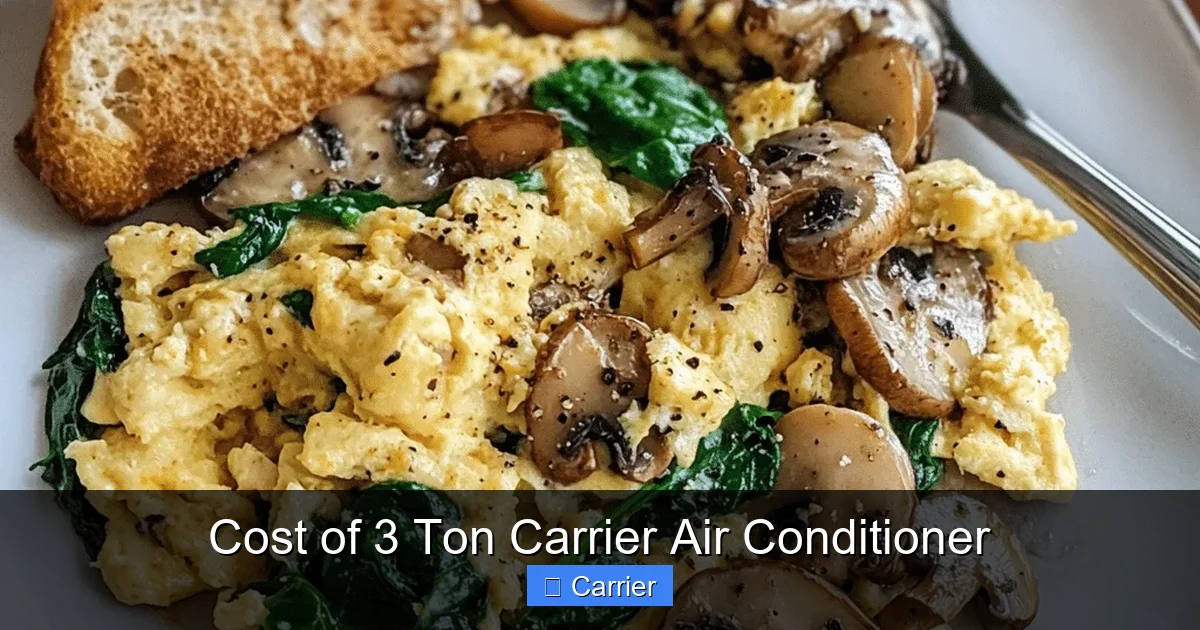 Cost of 3 Ton Carrier Air Conditioner