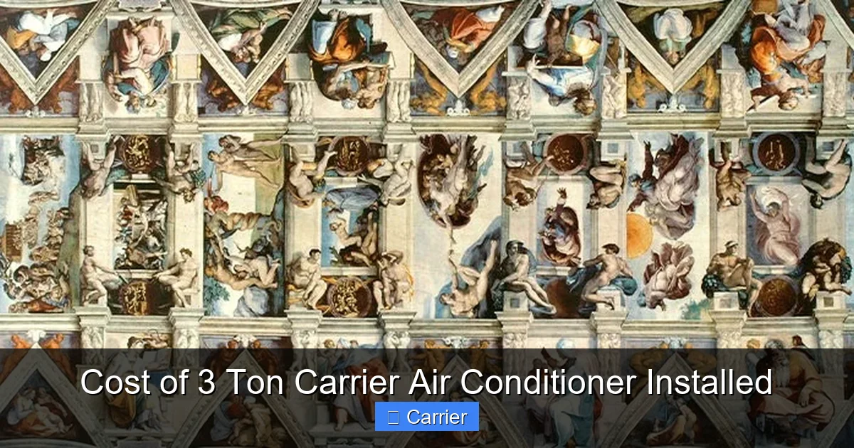 Cost of 3 Ton Carrier Air Conditioner Installed