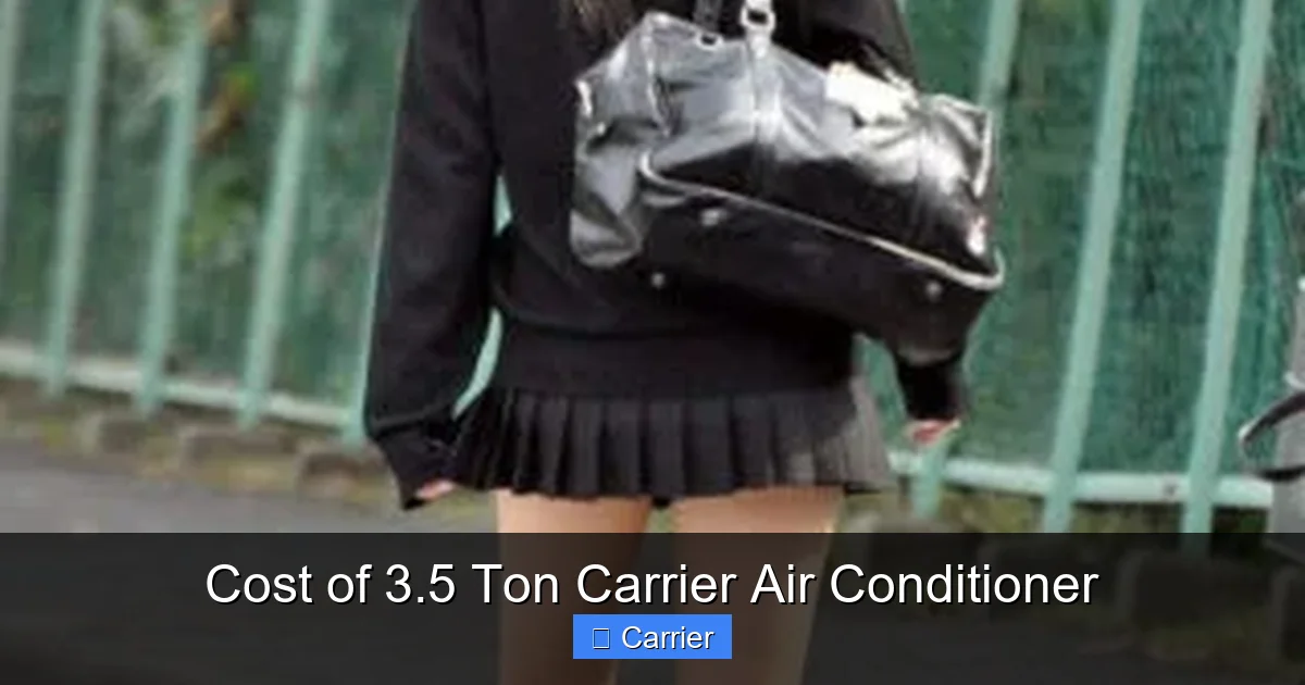 Cost of 3.5 Ton Carrier Air Conditioner