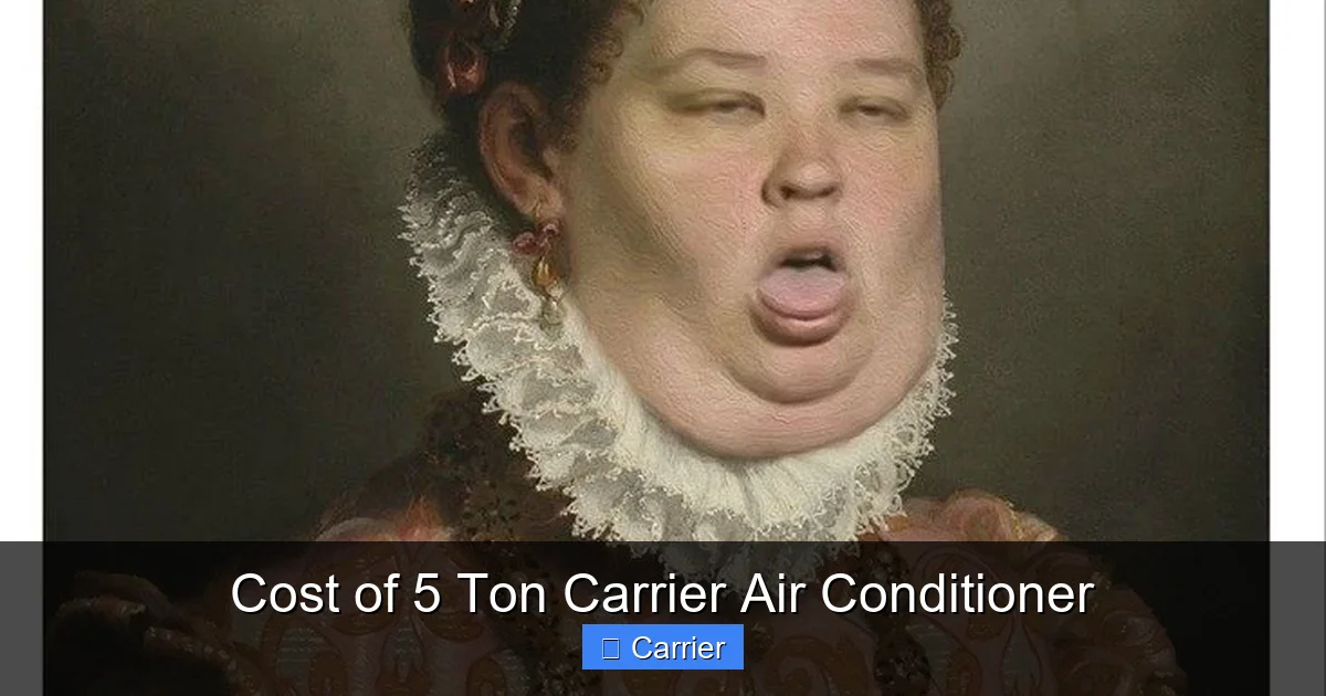 Cost of 5 Ton Carrier Air Conditioner