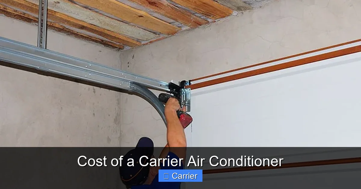 Cost of a Carrier Air Conditioner