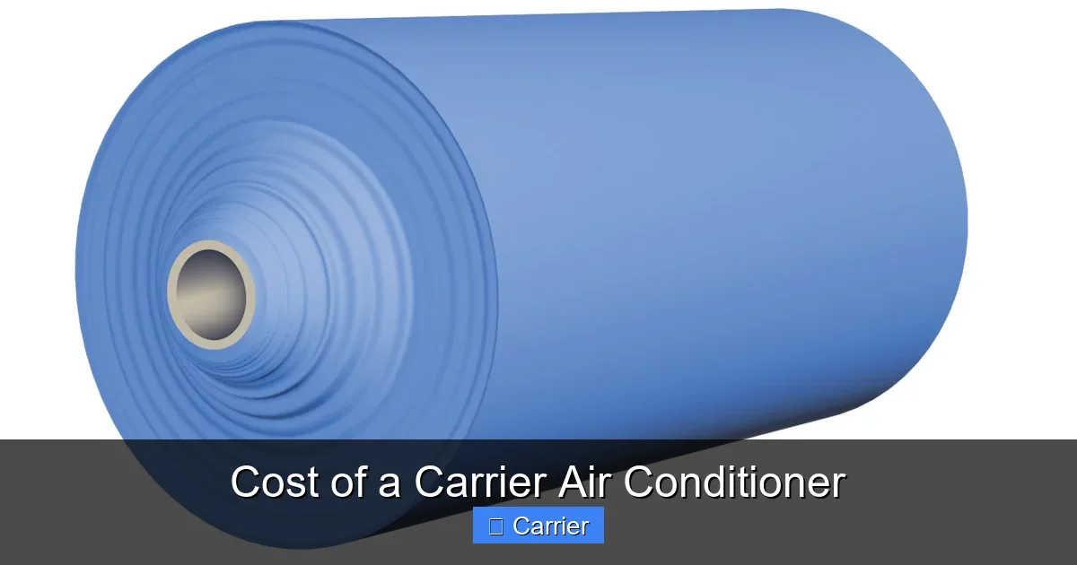 Cost of a Carrier Air Conditioner