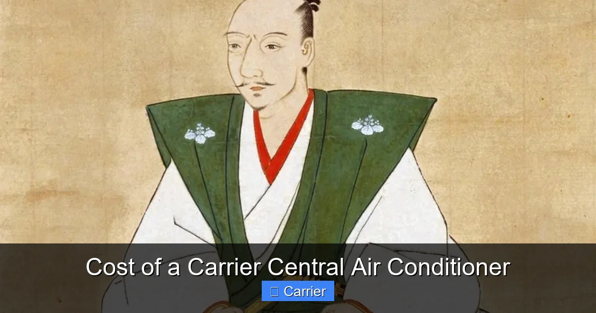 Cost of a Carrier Central Air Conditioner