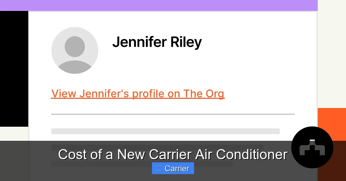 Cost of a New Carrier Air Conditioner