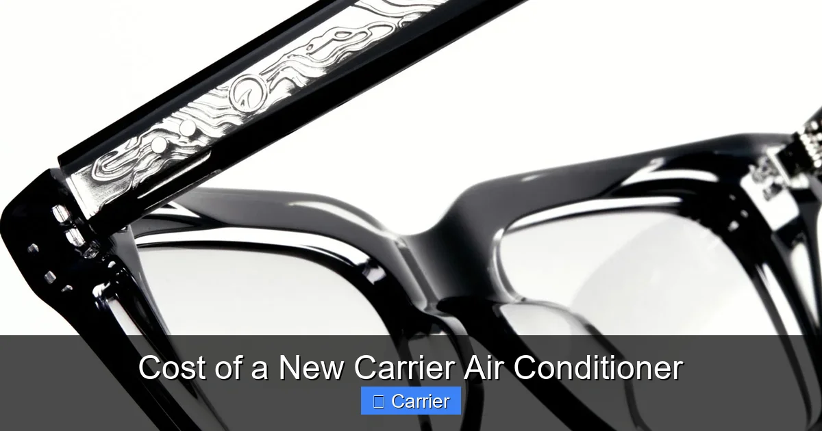 Cost of a New Carrier Air Conditioner