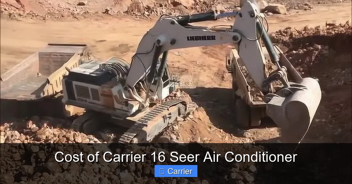 Cost of Carrier 16 Seer Air Conditioner