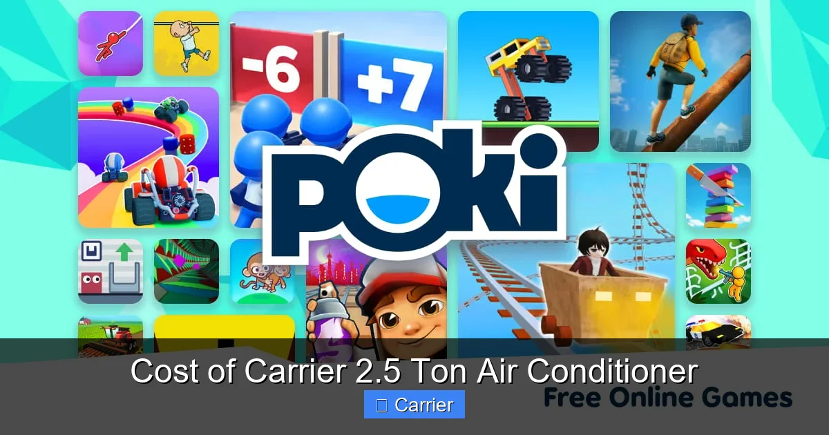 Cost of Carrier 2.5 Ton Air Conditioner