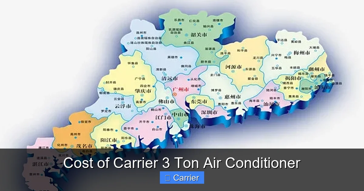 Cost of Carrier 3 Ton Air Conditioner