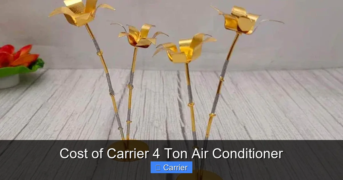 Cost of Carrier 4 Ton Air Conditioner