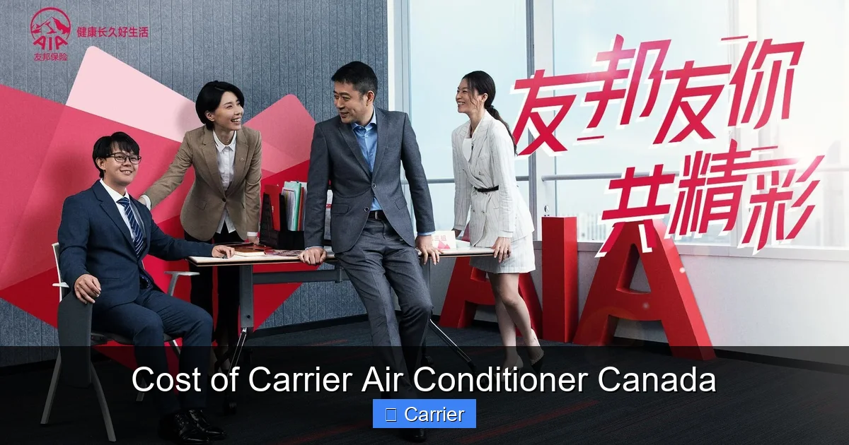 Cost of Carrier Air Conditioner Canada