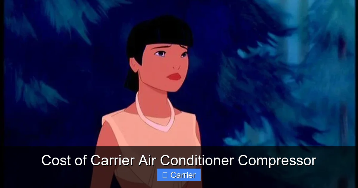 Cost of Carrier Air Conditioner Compressor