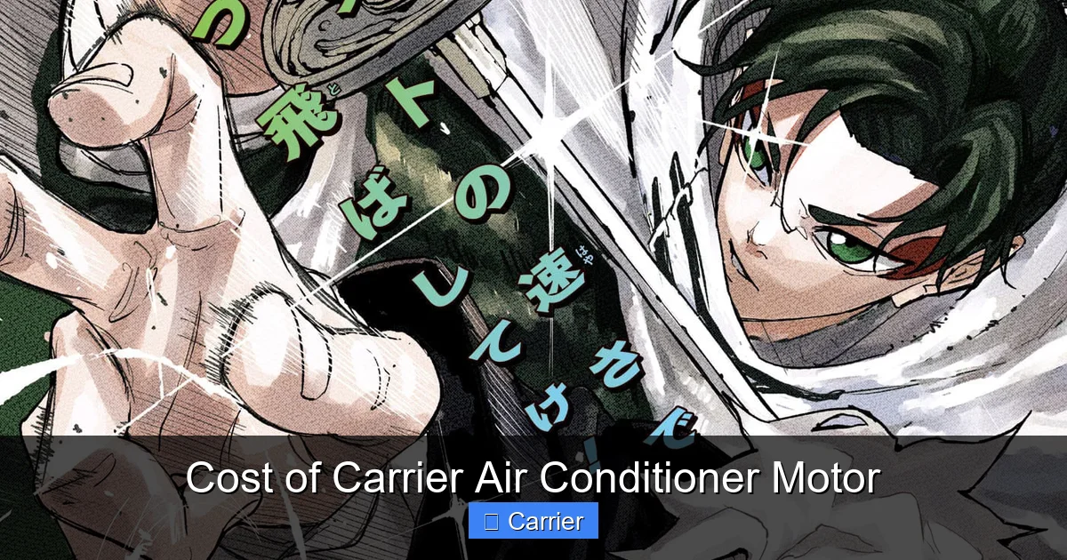 Cost of Carrier Air Conditioner Motor