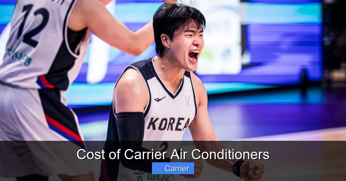 Cost of Carrier Air Conditioners