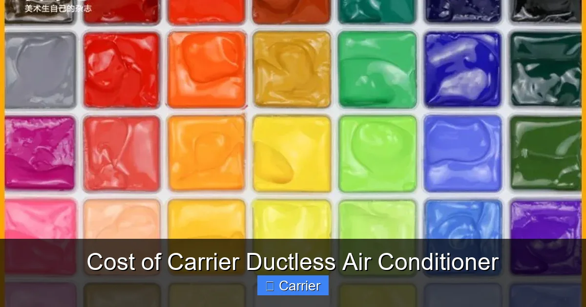 Cost of Carrier Ductless Air Conditioner