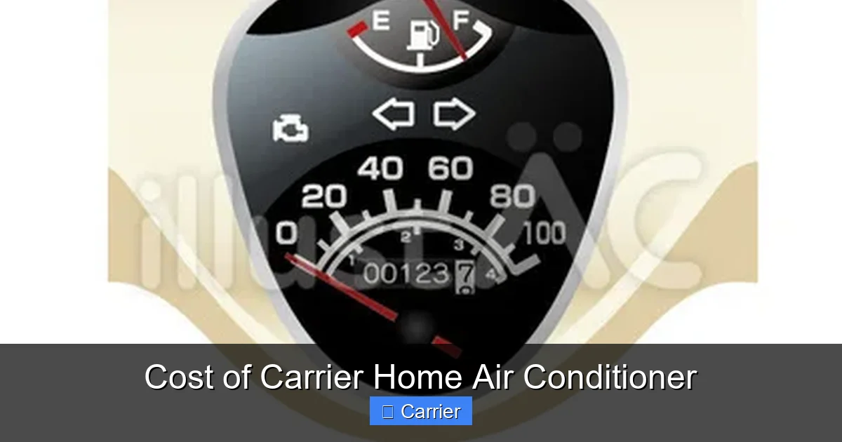 Cost of Carrier Home Air Conditioner
