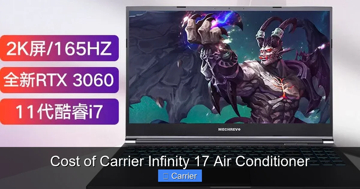 Cost of Carrier Infinity 17 Air Conditioner