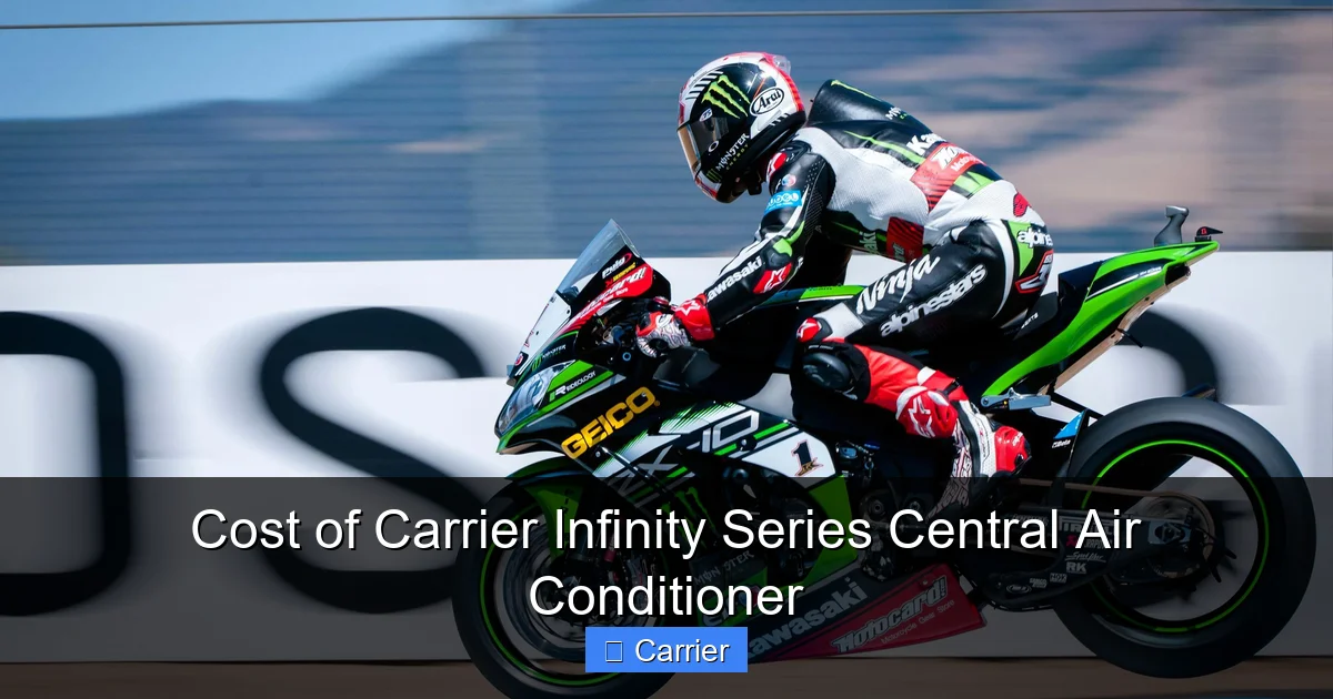 Cost of Carrier Infinity Series Central Air Conditioner