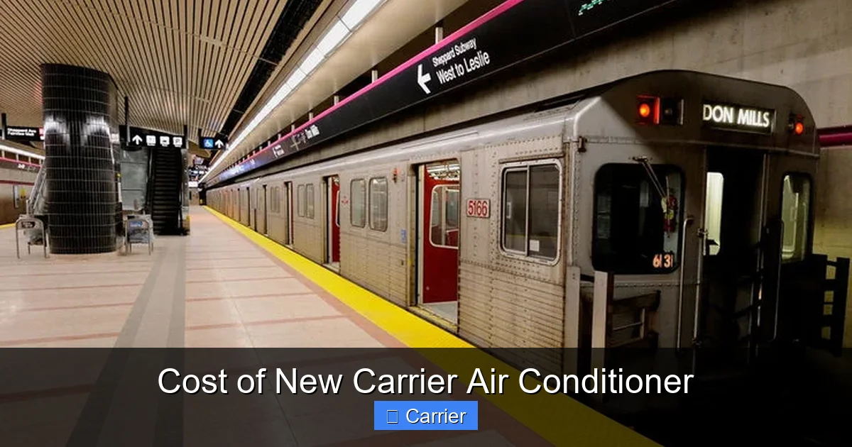 Cost of New Carrier Air Conditioner