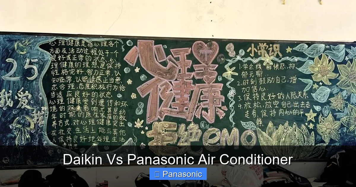Daikin Vs Panasonic Air Conditioner