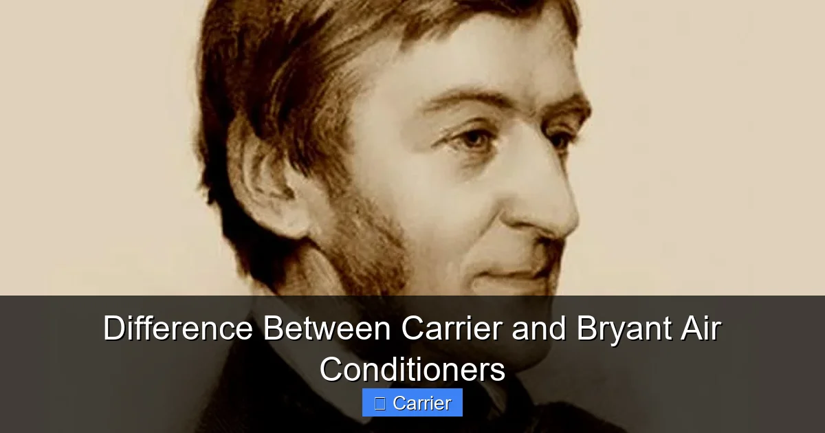 Difference Between Carrier and Bryant Air Conditioners