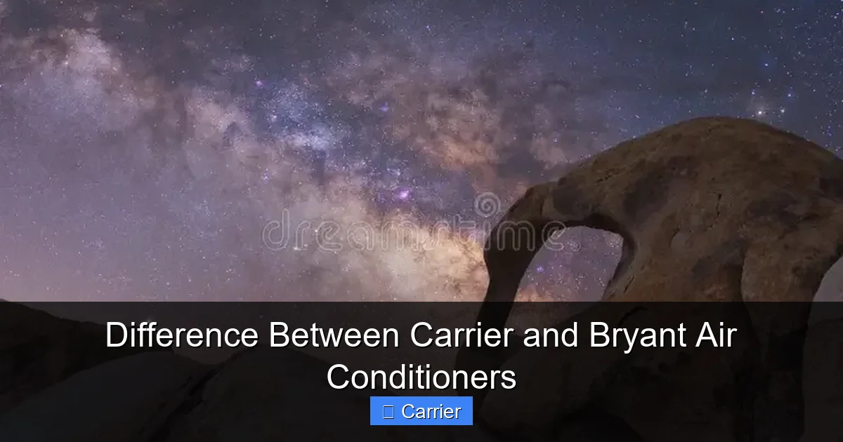 Difference Between Carrier and Bryant Air Conditioners