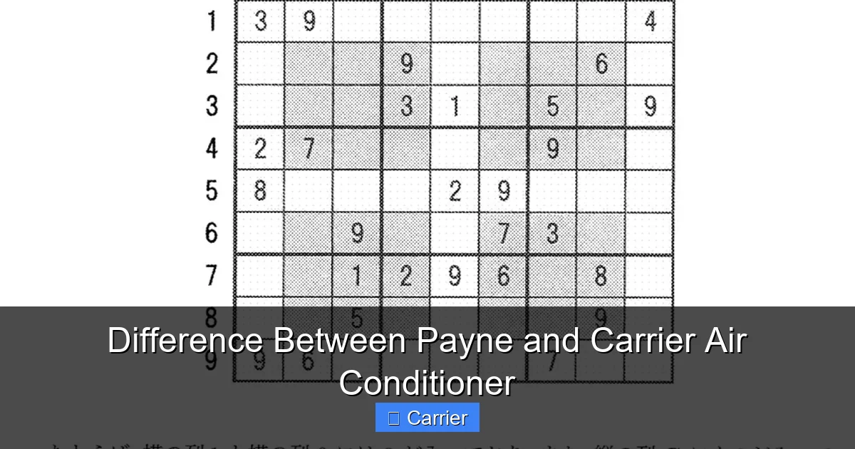 Difference Between Payne and Carrier Air Conditioner