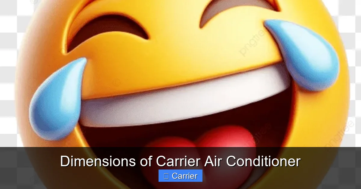 Dimensions of Carrier Air Conditioner