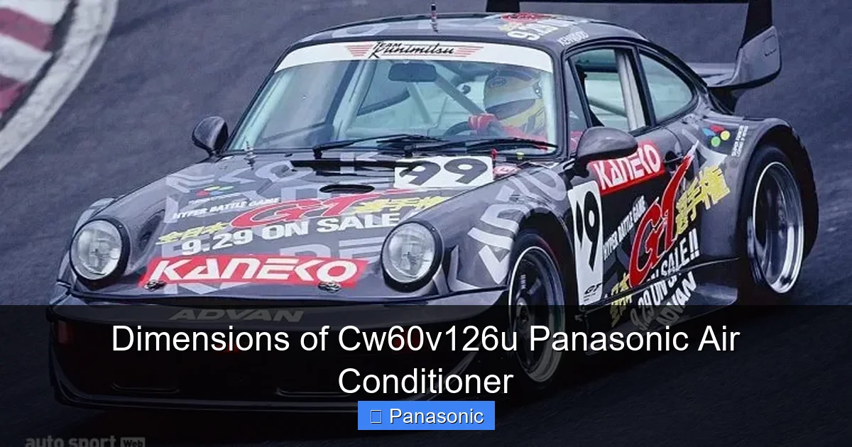 Dimensions of Cw60v126u Panasonic Air Conditioner