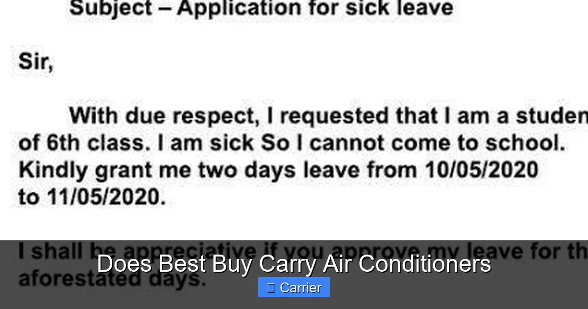 Does Best Buy Carry Air Conditioners