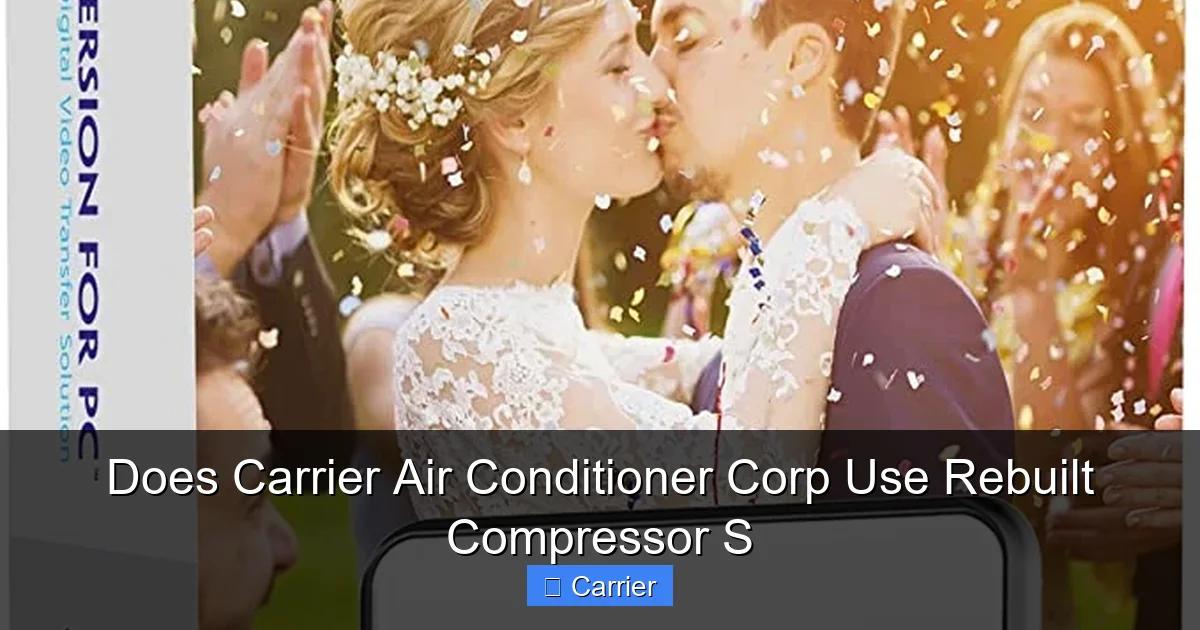 Does Carrier Air Conditioner Corp Use Rebuilt Compressor S