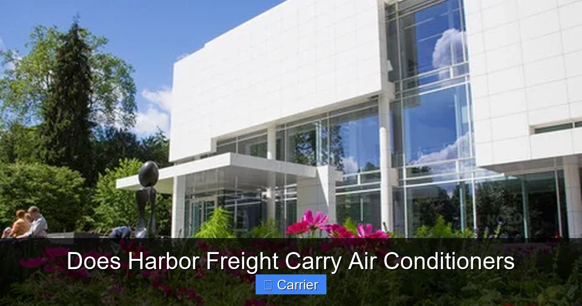 Does Harbor Freight Carry Air Conditioners