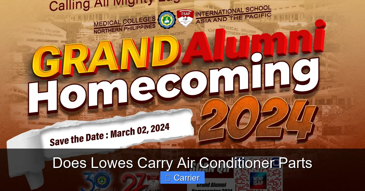 Does Lowes Carry Air Conditioner Parts