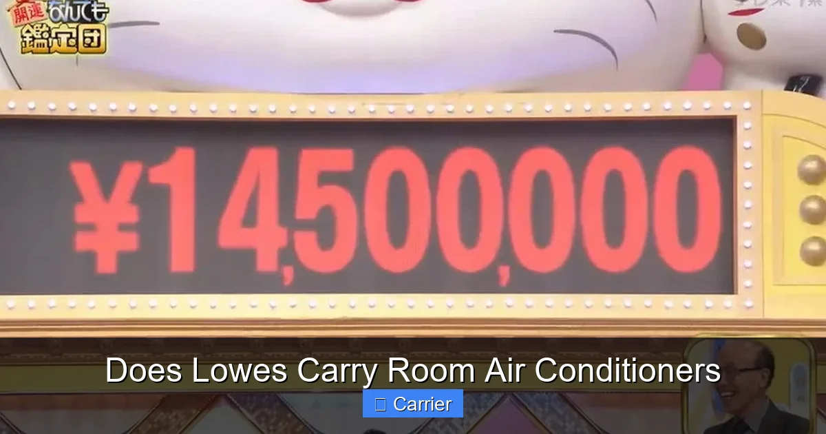 Does Lowes Carry Room Air Conditioners