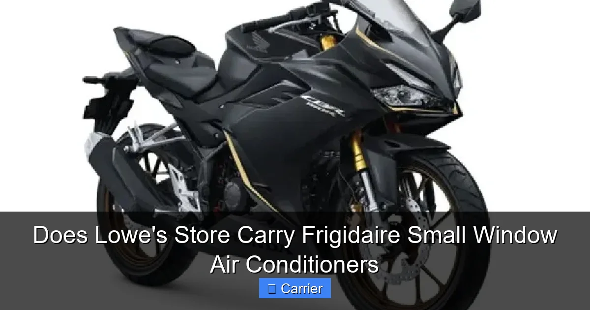Does Lowe's Store Carry Frigidaire Small Window Air Conditioners