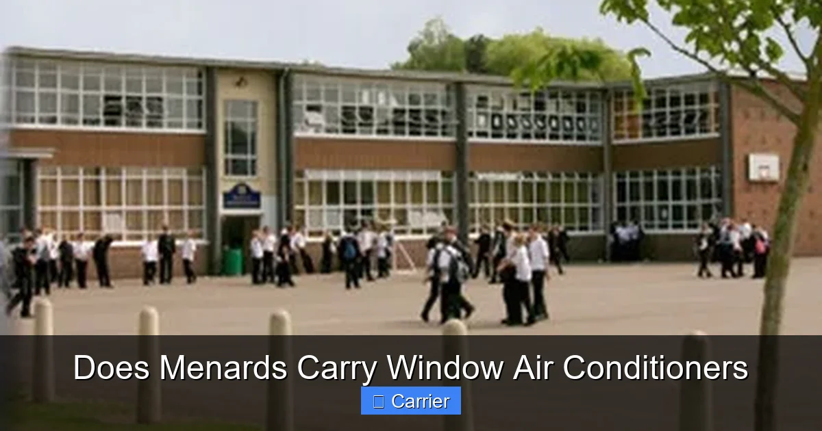 Does Menards Carry Window Air Conditioners