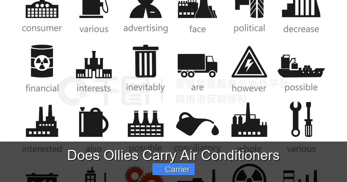 Does Ollies Carry Air Conditioners