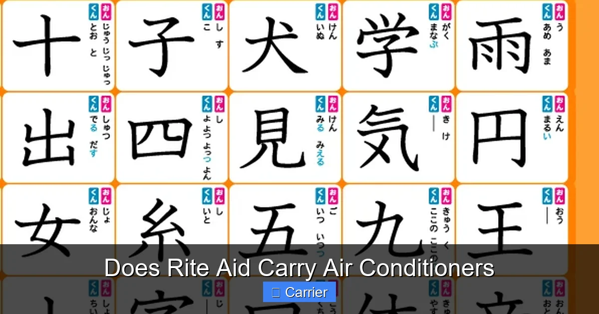 Does Rite Aid Carry Air Conditioners